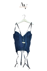 Black Esthetic Corset Top