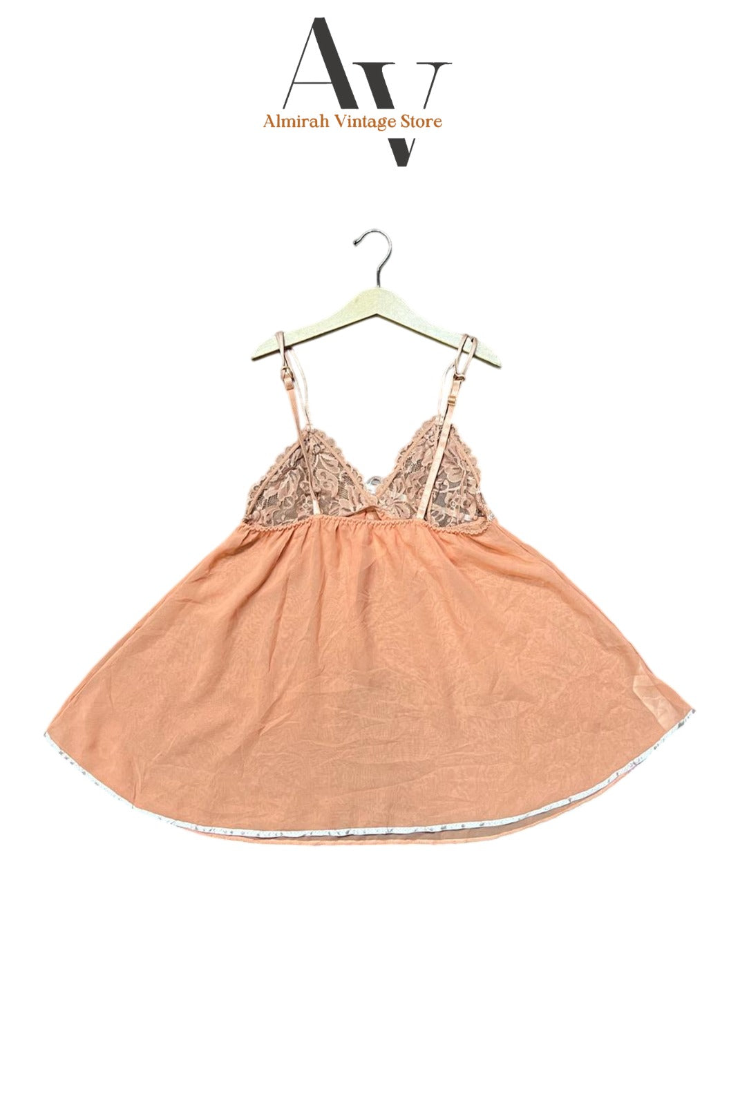 Peach Embroidered Camsole
