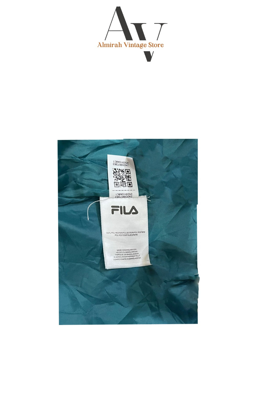 Sea Green Fila Wind Breaker
