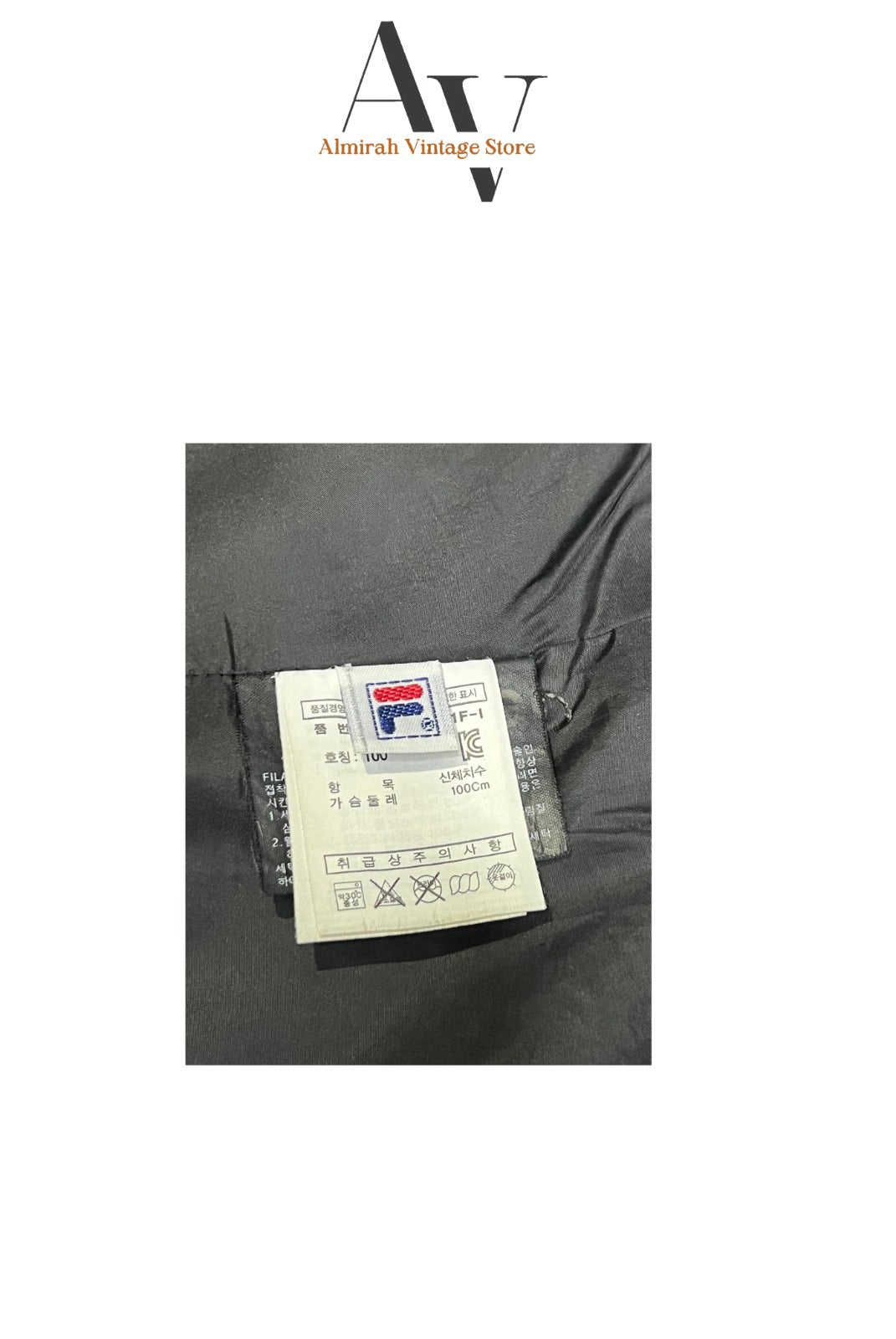 FILA Black Puffer With Hoodie