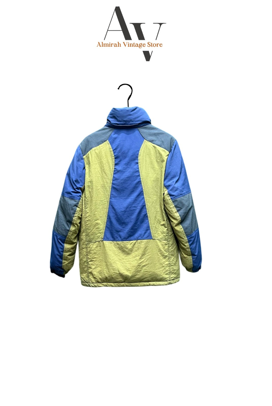 Adidas Blue And Olive Puffer Jacket
