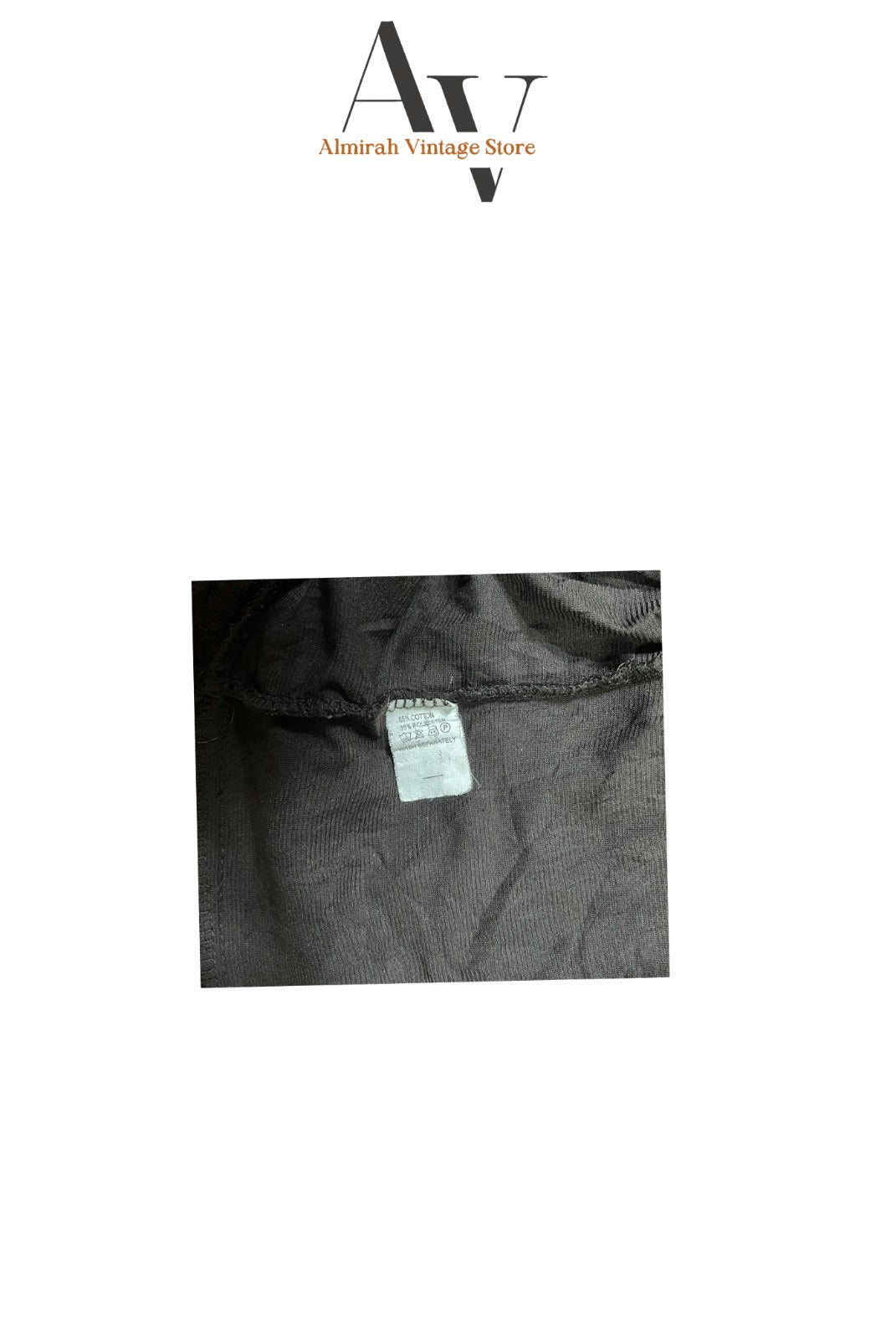 Dark Brown Long Sleeve Mash Top