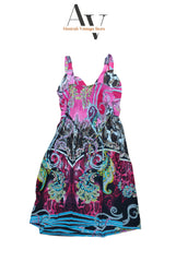 Pink X Printed Dress