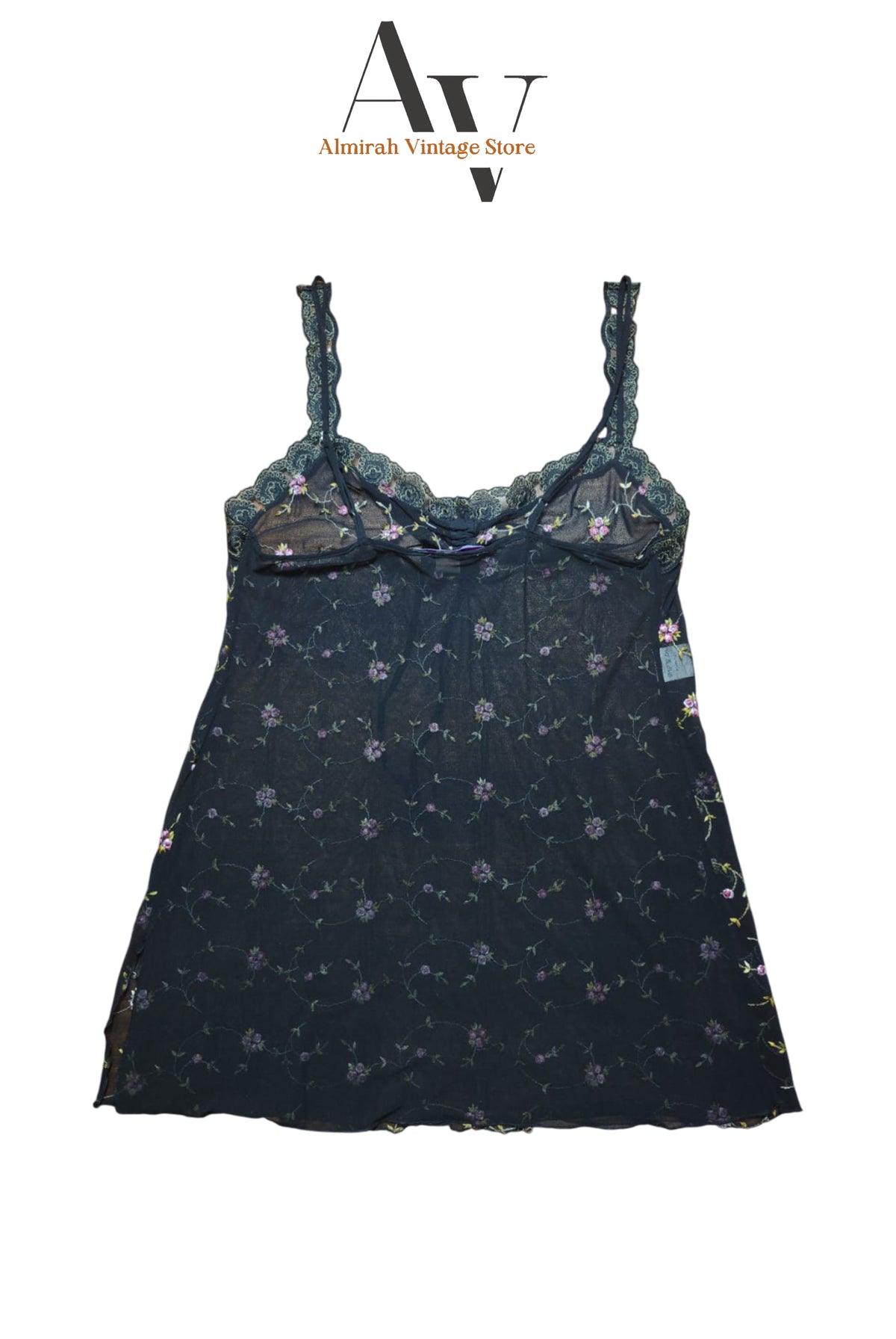 Black Pink Printed Dress