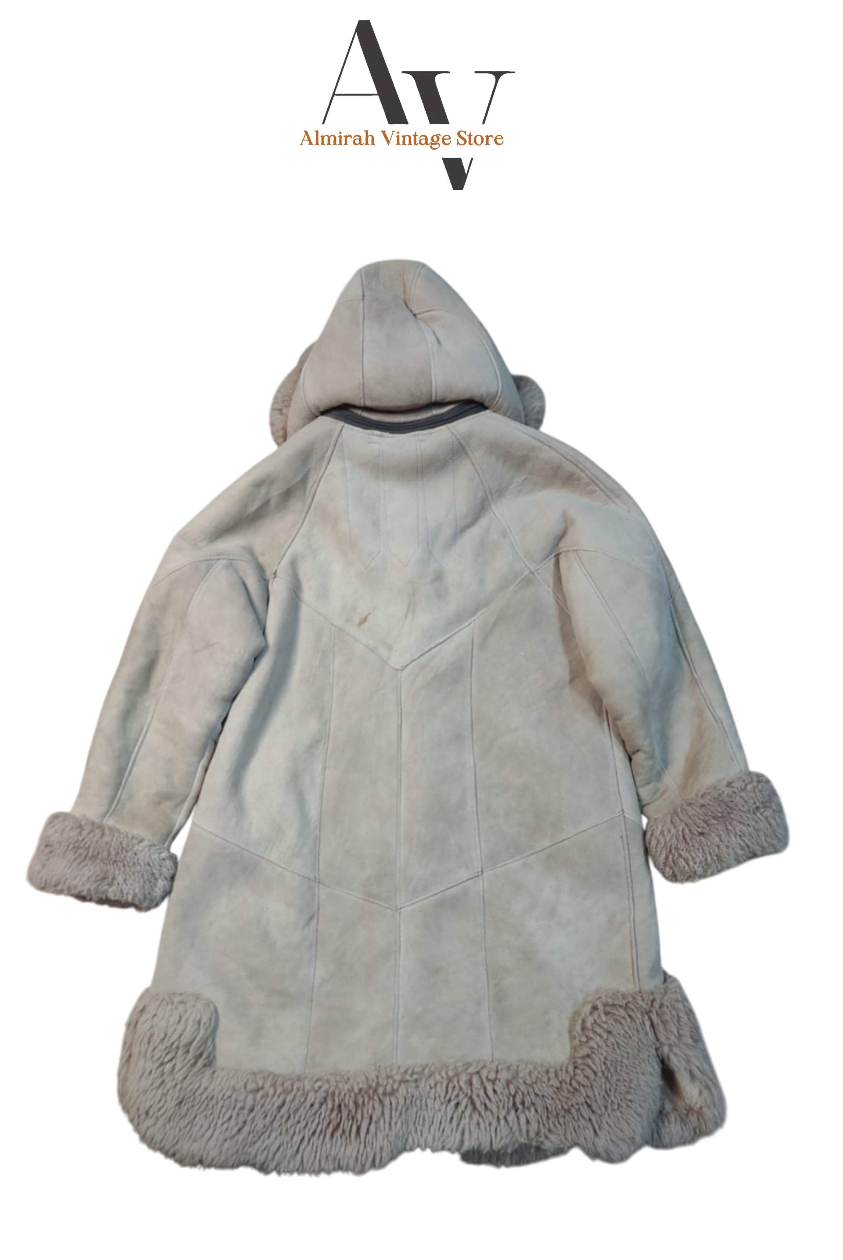 Long Skin Fur Afghan Coat