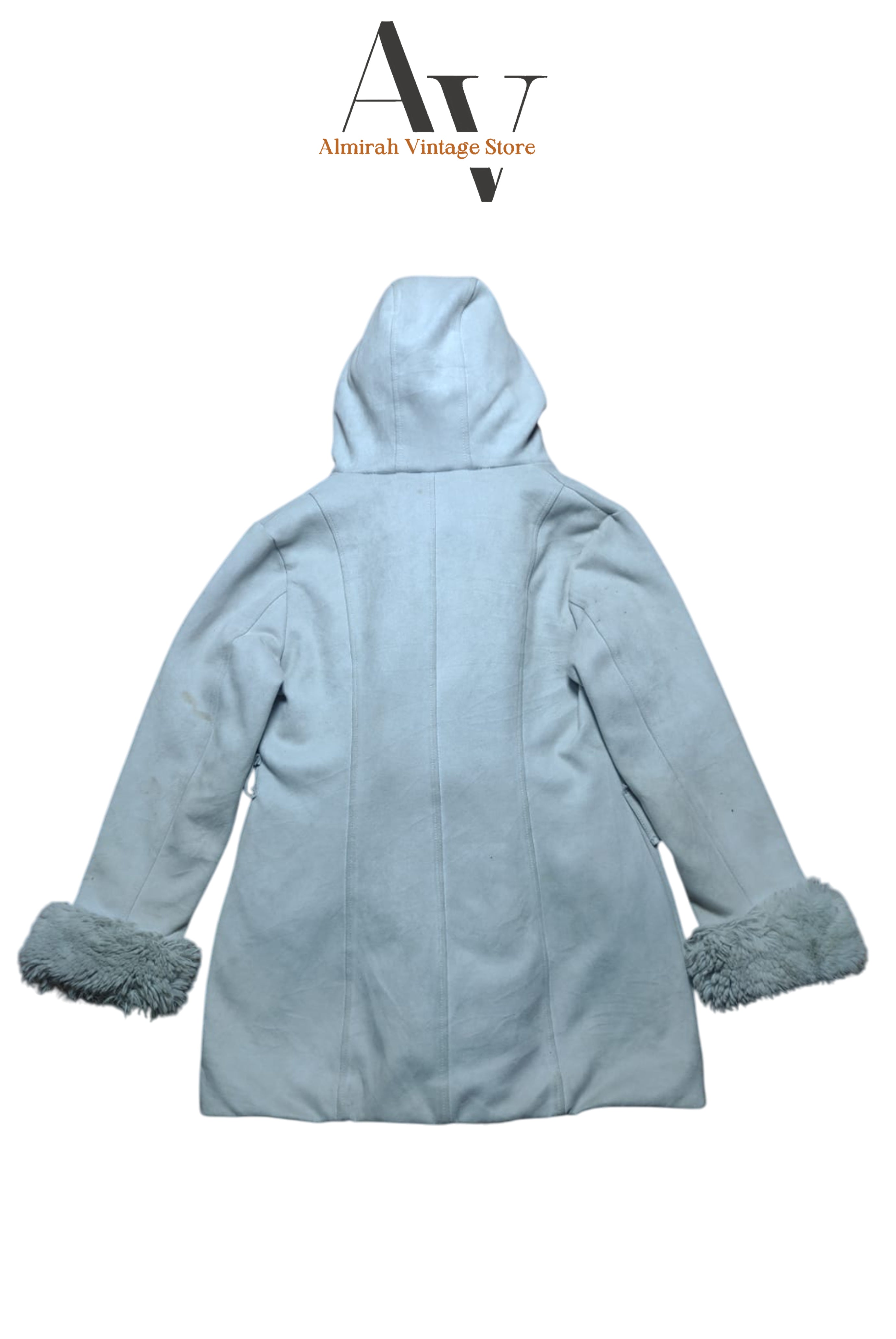 Long Silver Afghan Coat
