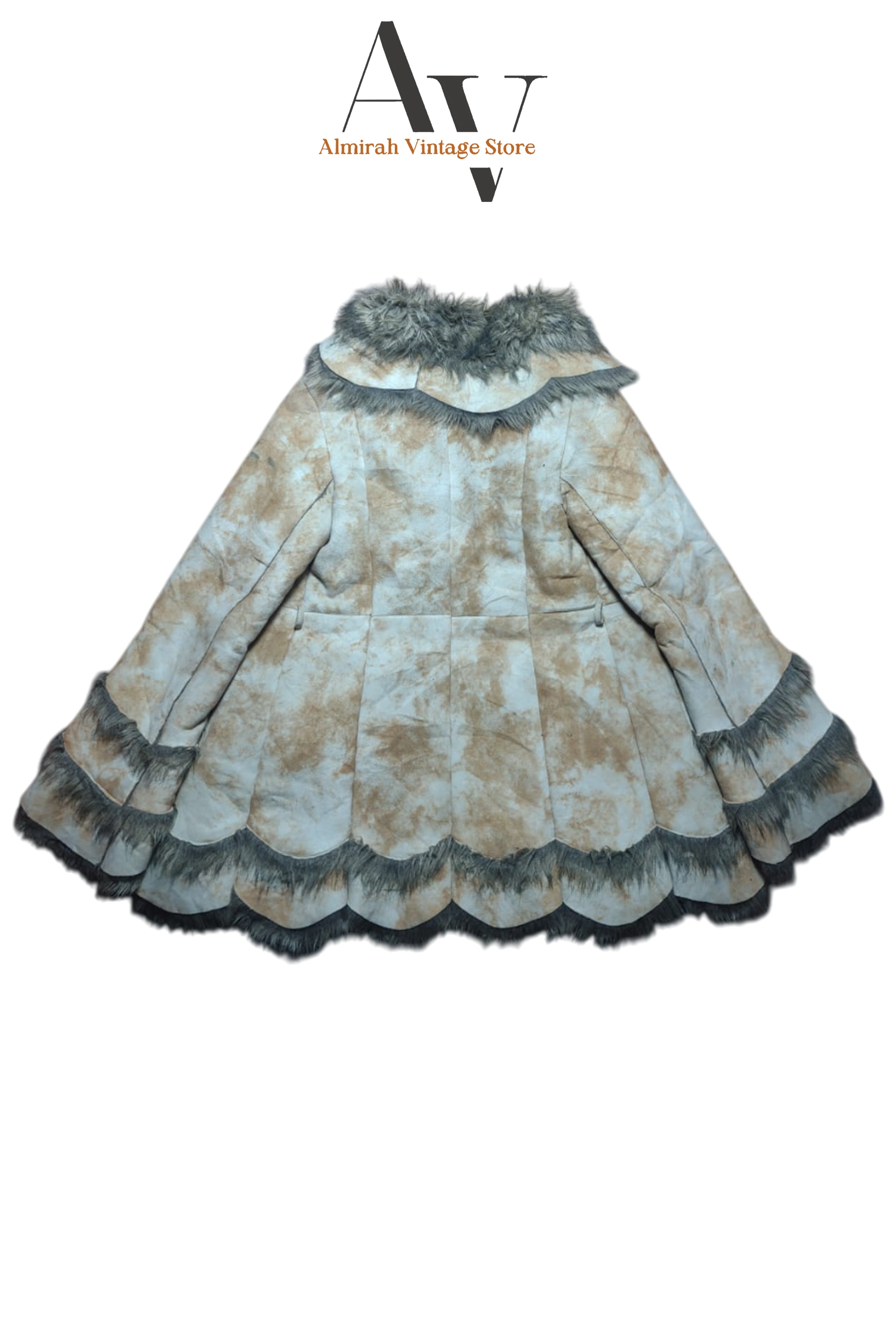 Vintage Fox Fur Afghan Coat