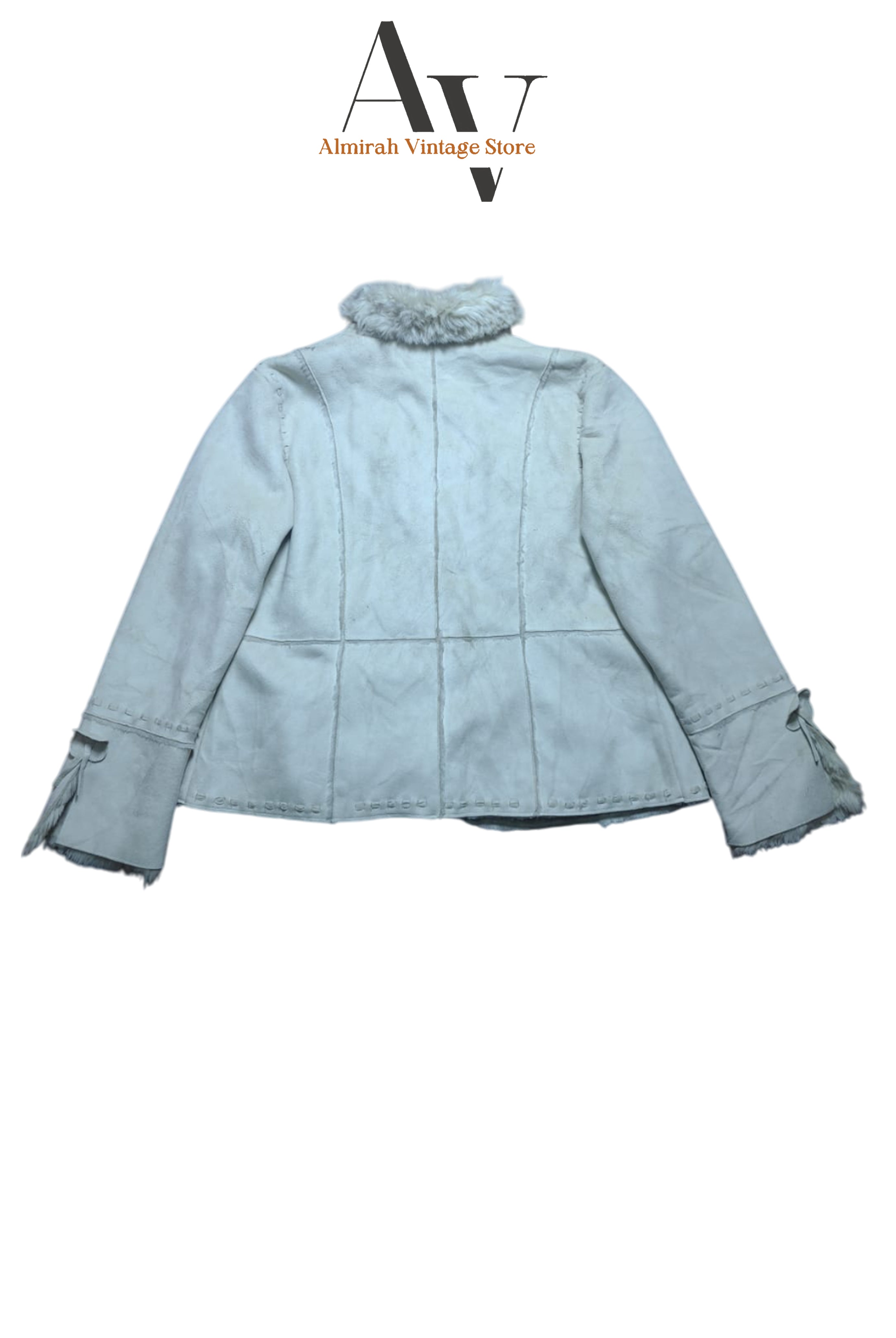 Baby Cream Fur Afghan Coat