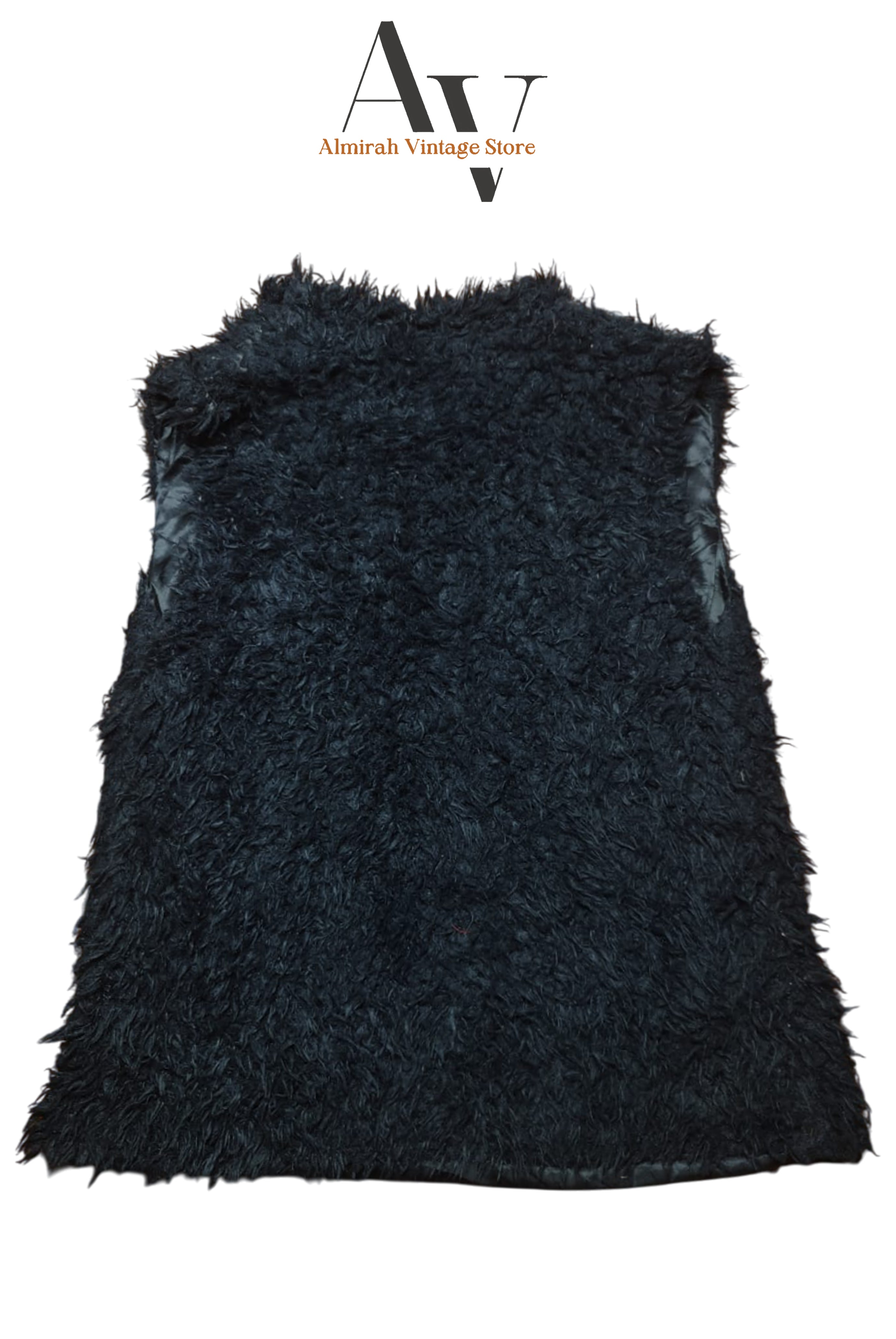 Atmosphere Black Afghan Vest