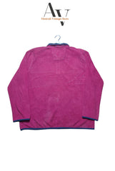 Nautica Red Half Zipper Fleeces