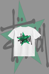 Stusy Green Star T-Shirt