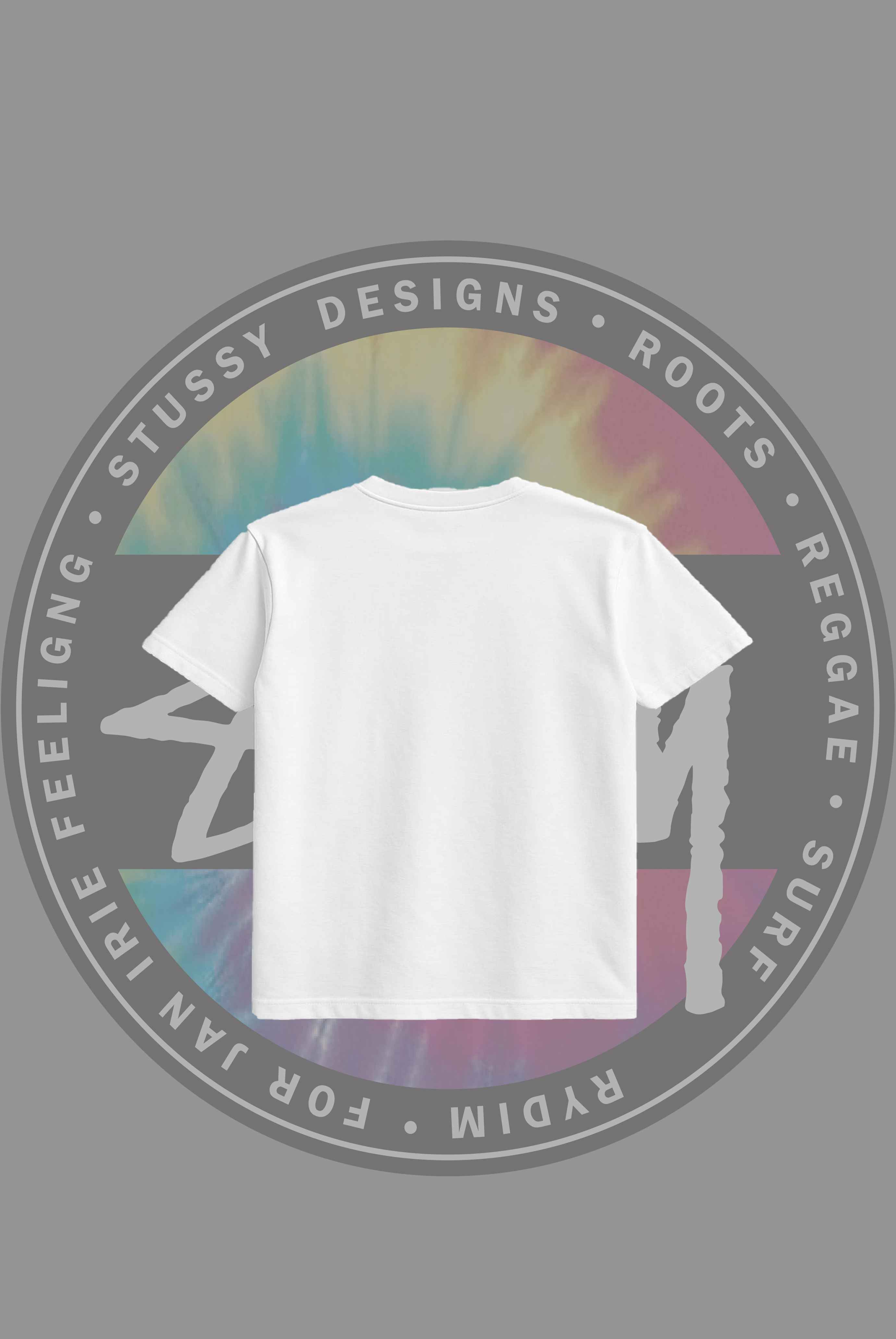 Stusy Tie Die White T-Shirt