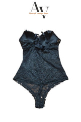 Charming Black Lace Body Suit