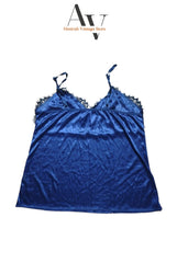 Shine Velour Silk Top