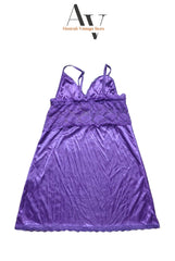 Lace Trim With Ribbon Silk Top