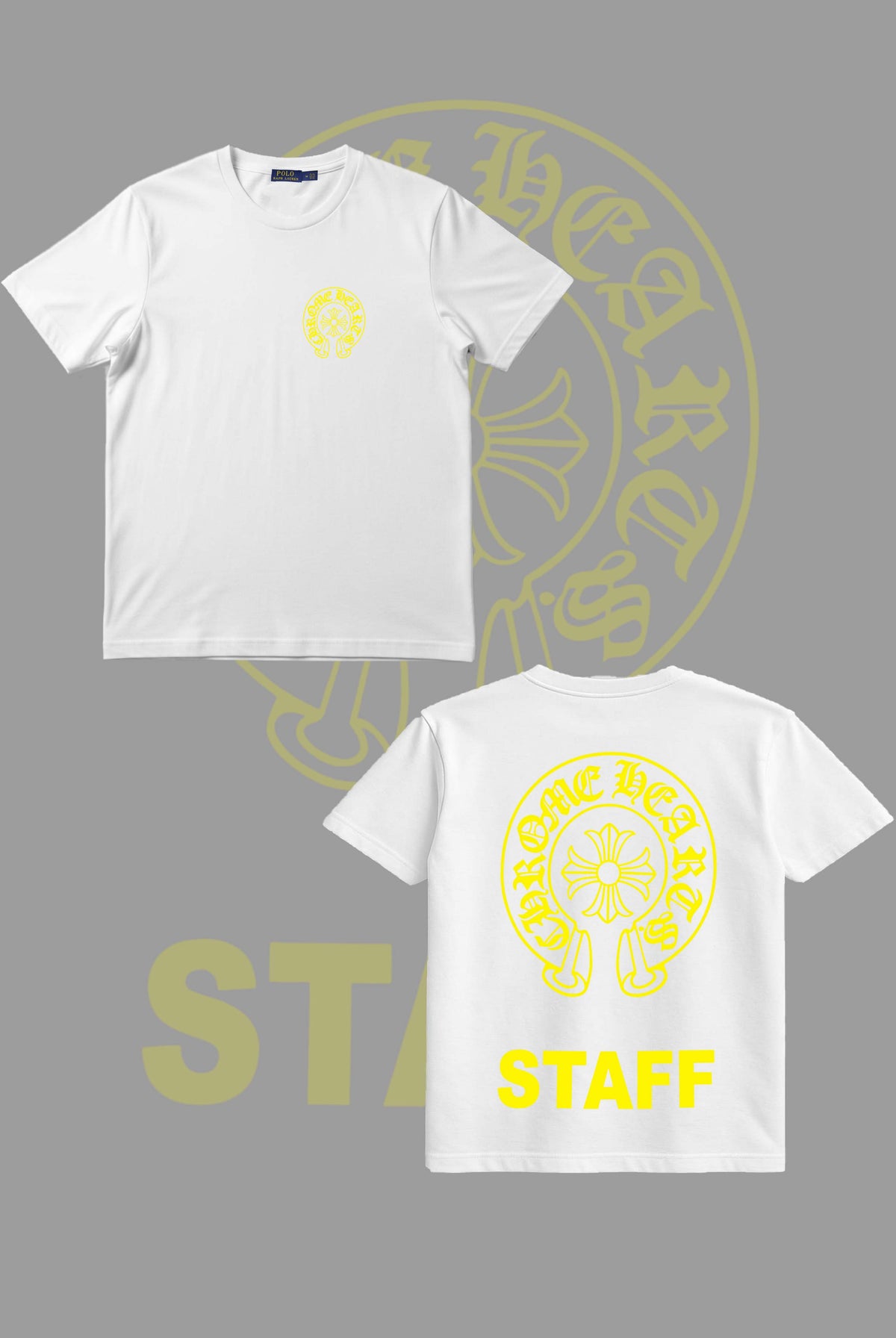 Chrome Heart Yellow Staff T Shirt