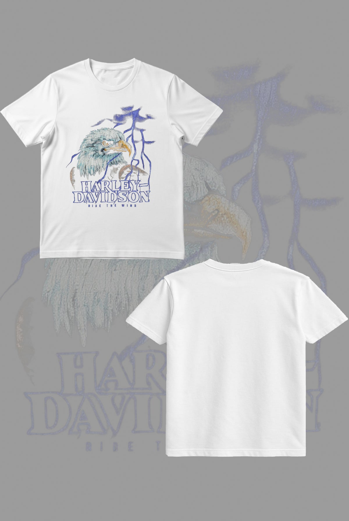 Harley Davidson Eagle Face T Shirt