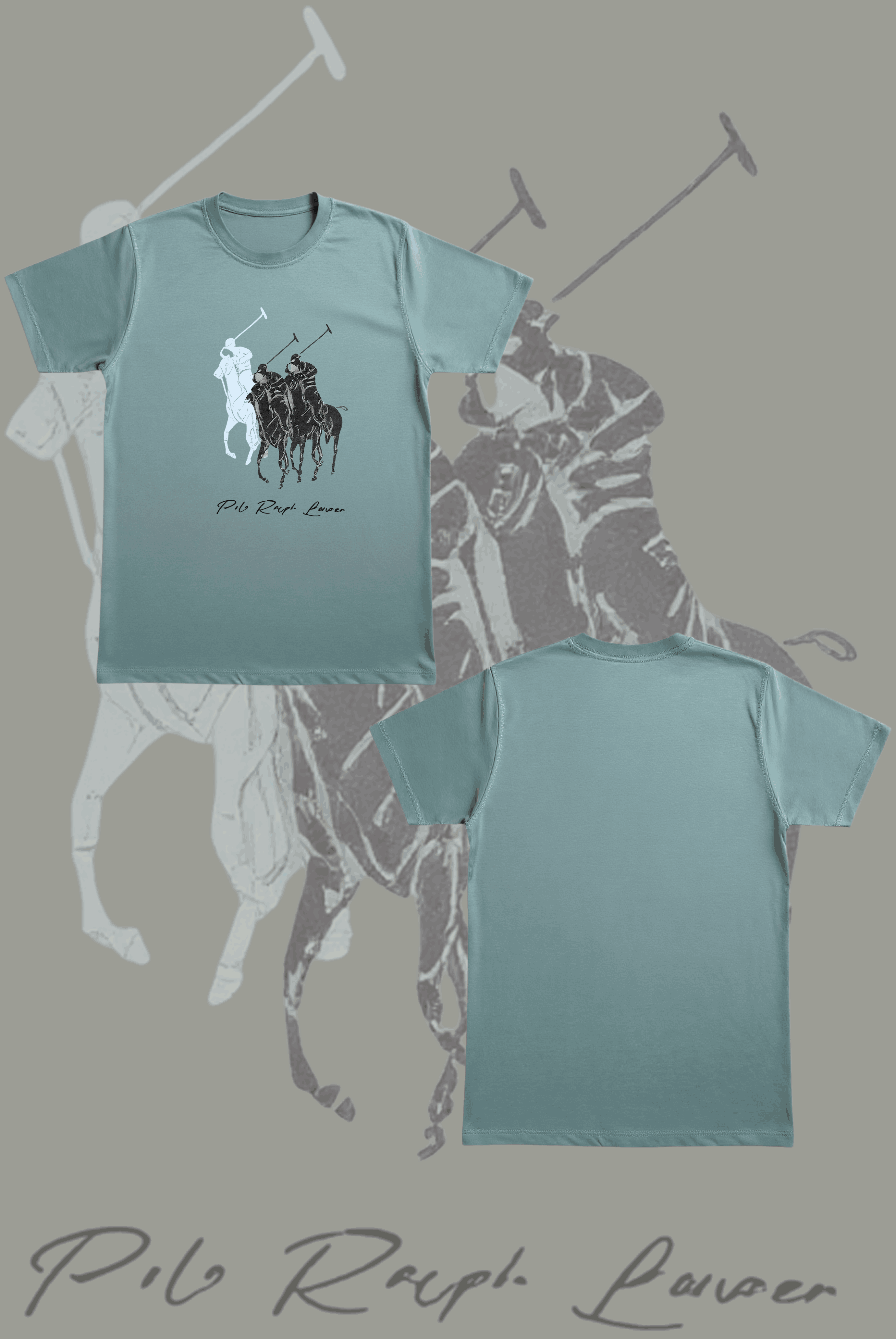 Polo Inverted Color Logo T Shirts