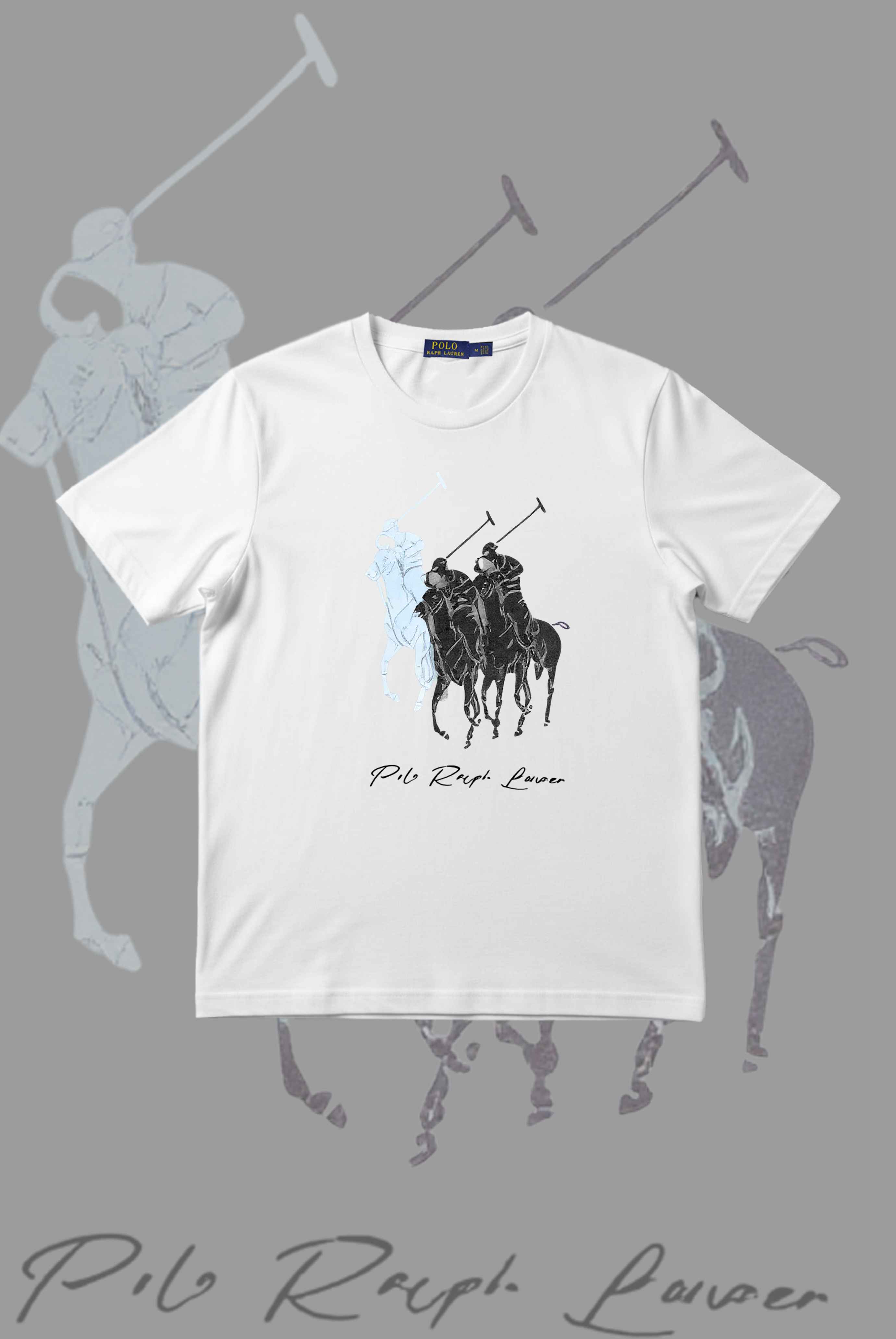 Polo Inverted Color Logo T Shirts
