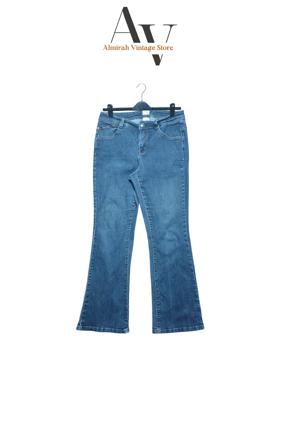 JMS Dark Blue Flared Jeans