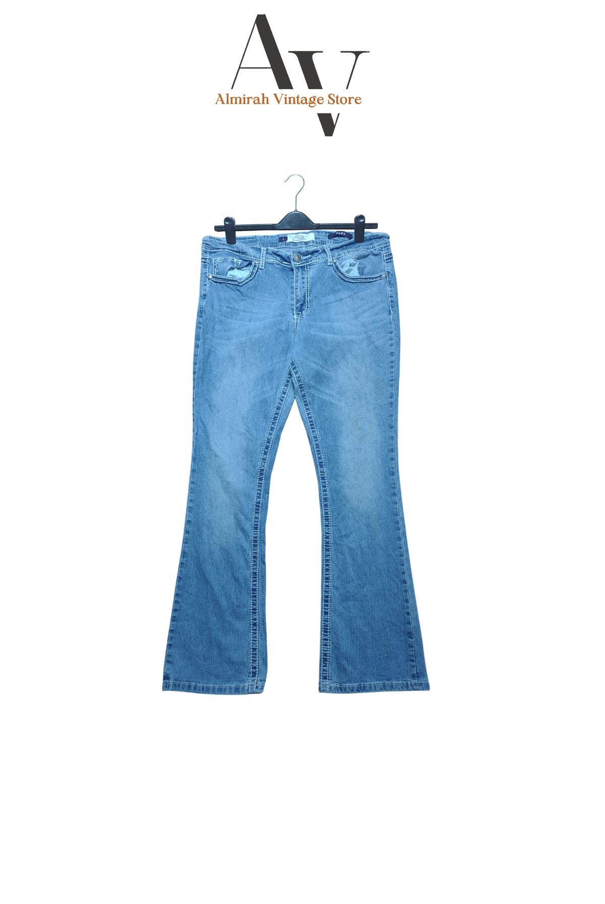 VGS Denim Sky Blue Flared Jeans