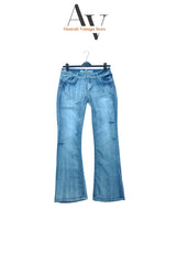 Wall Flower Light Blue Flared Jeans