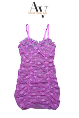 Pink Heart Printed Dress