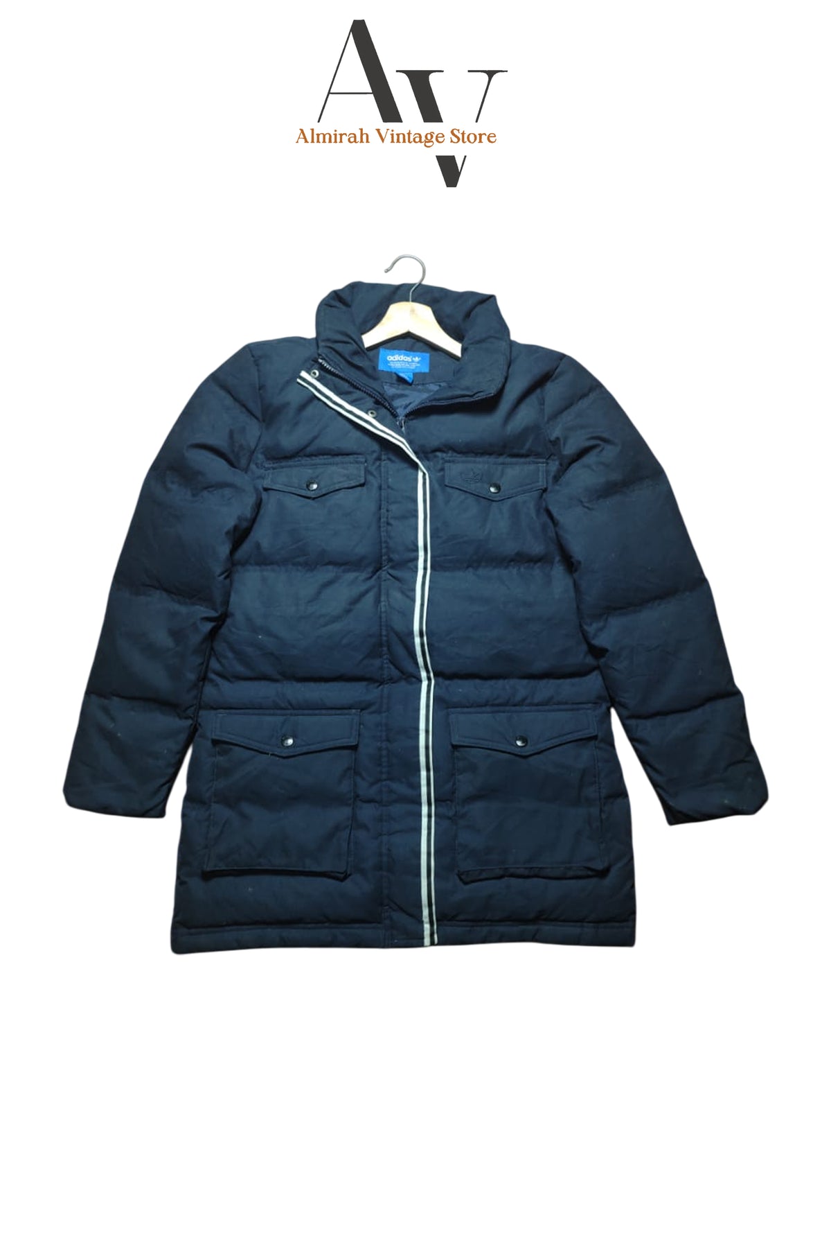 Adidas Premium Blue Puffer Jacket