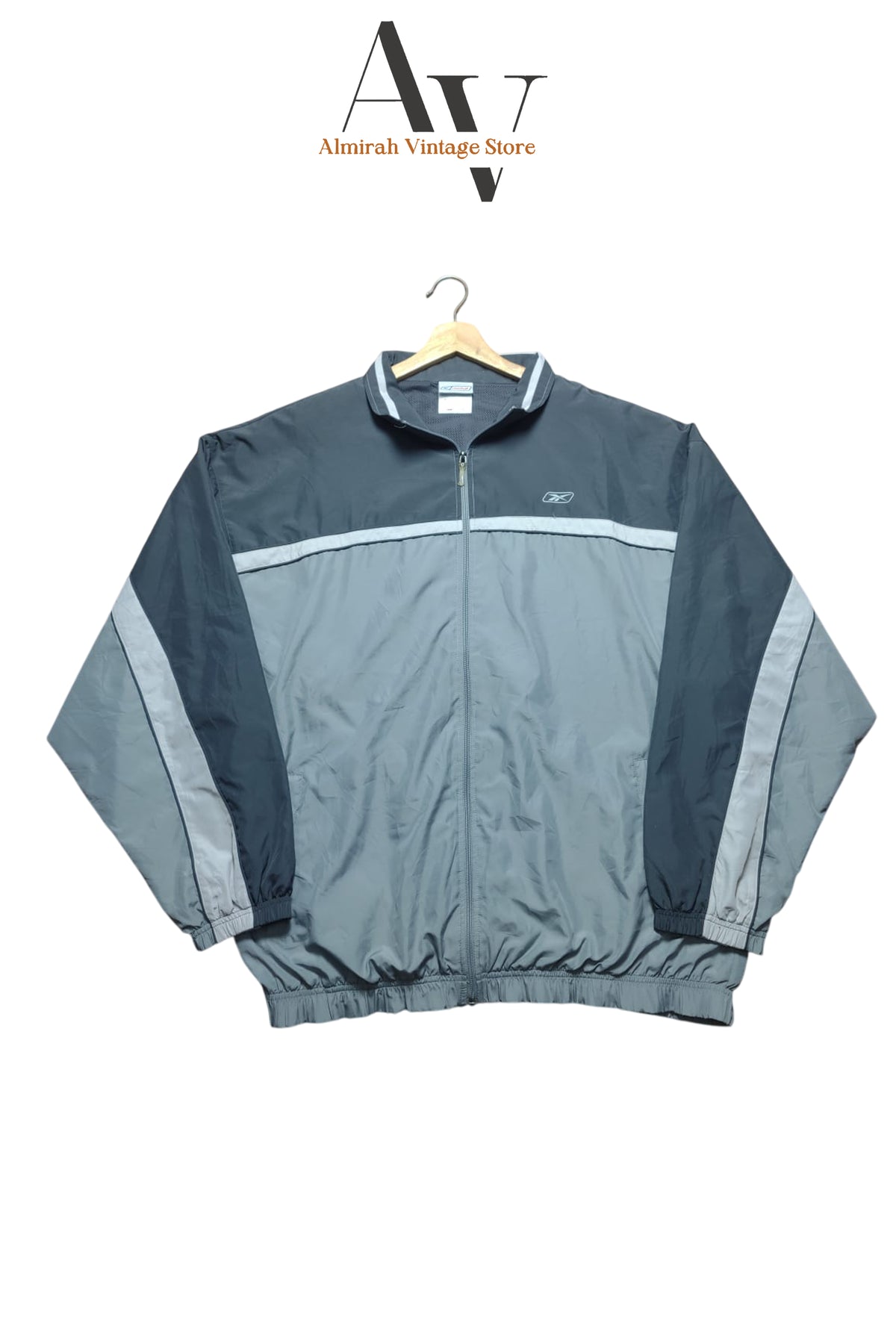 Reebok Gray Wind Breaker