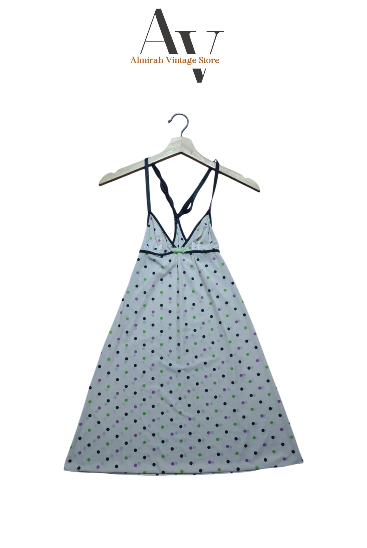 Dots Printed Slip Dress