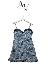 Zebra Print Slip Dress