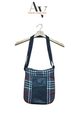 Burberry Tote Gray Leather Pocket Bag