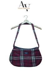 Burberry Y2k Wool Red Bag