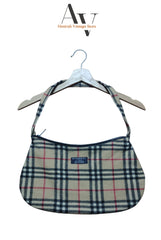 Burberry Y2k Beige Wool Bag