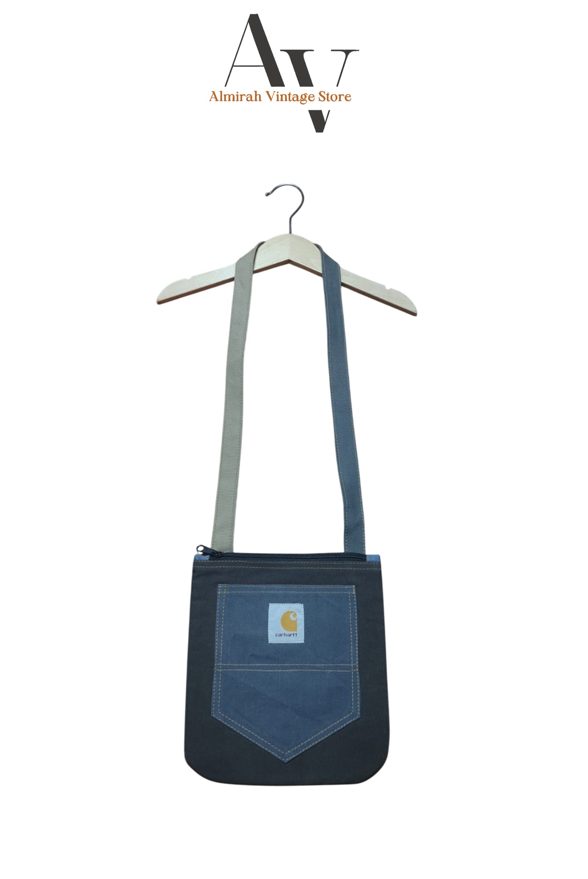 Carhart Tote Green Zipper Bag