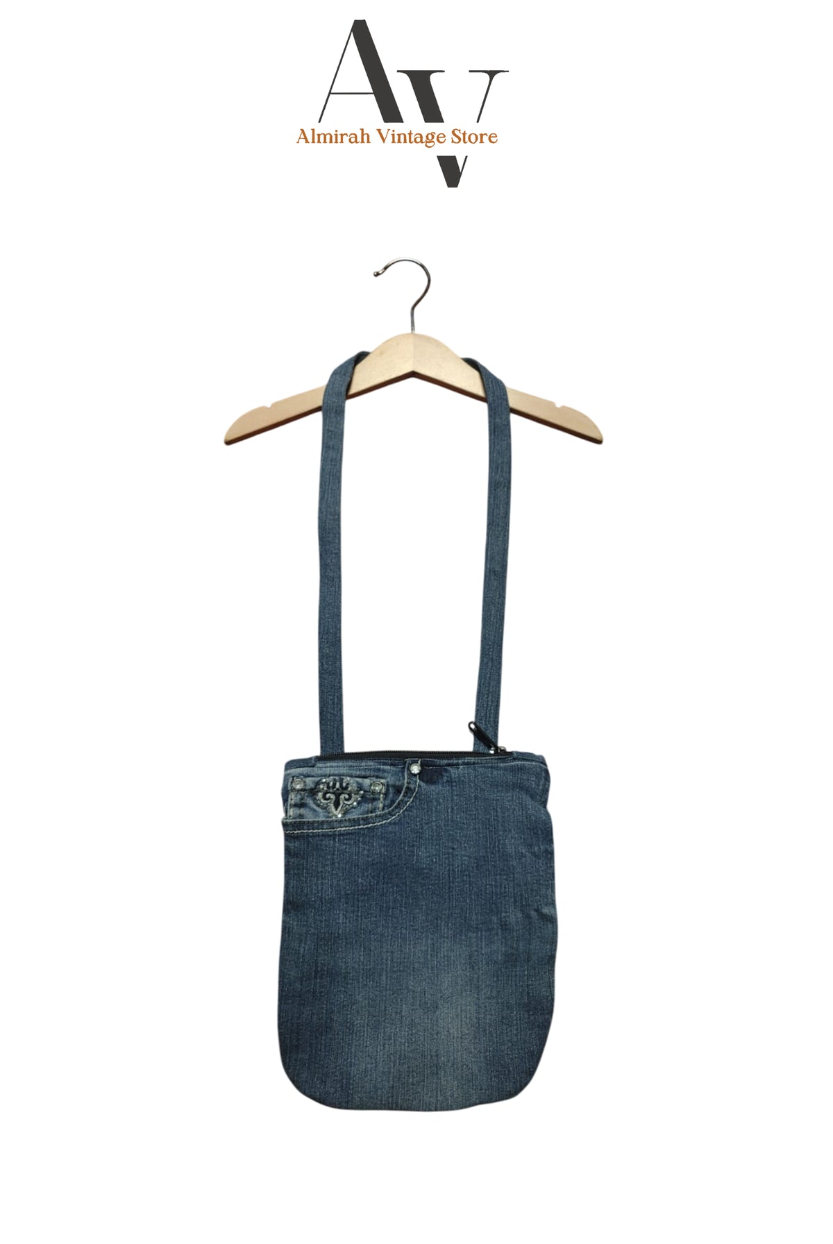 Denim Cross Body III Bag