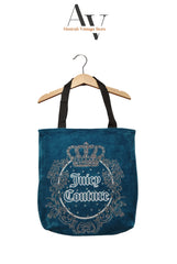 Juicy Couture Blue Tote Bag