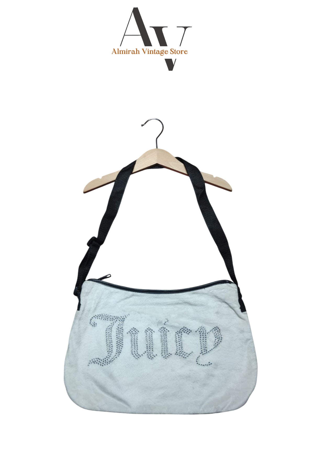 Juicy Couture Upcycled White Bag