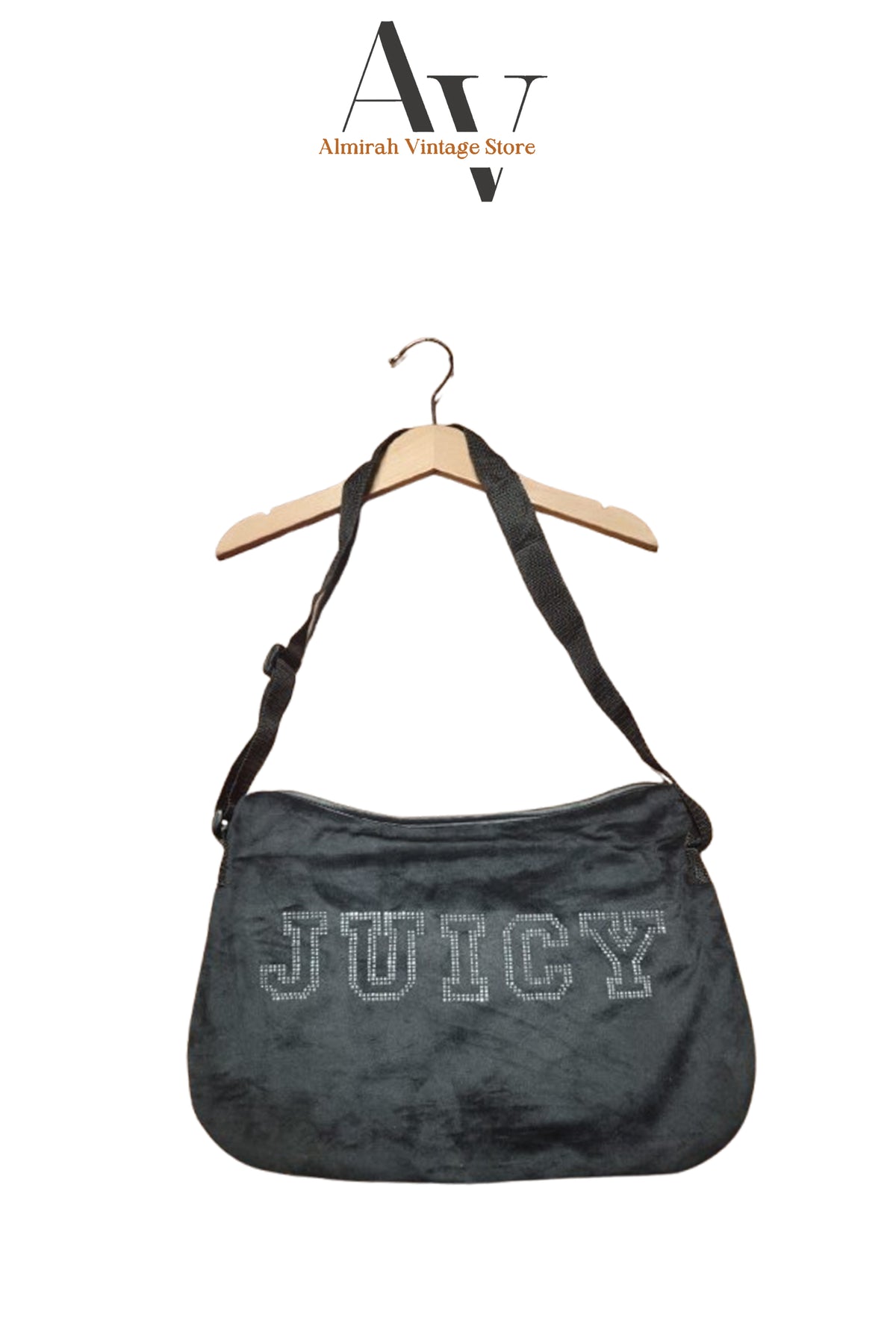 Juicy Couture Upcycled Black Bag