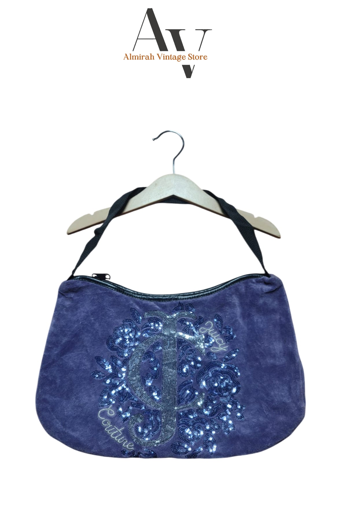 Juicy Couture Upcycled Purple Bag