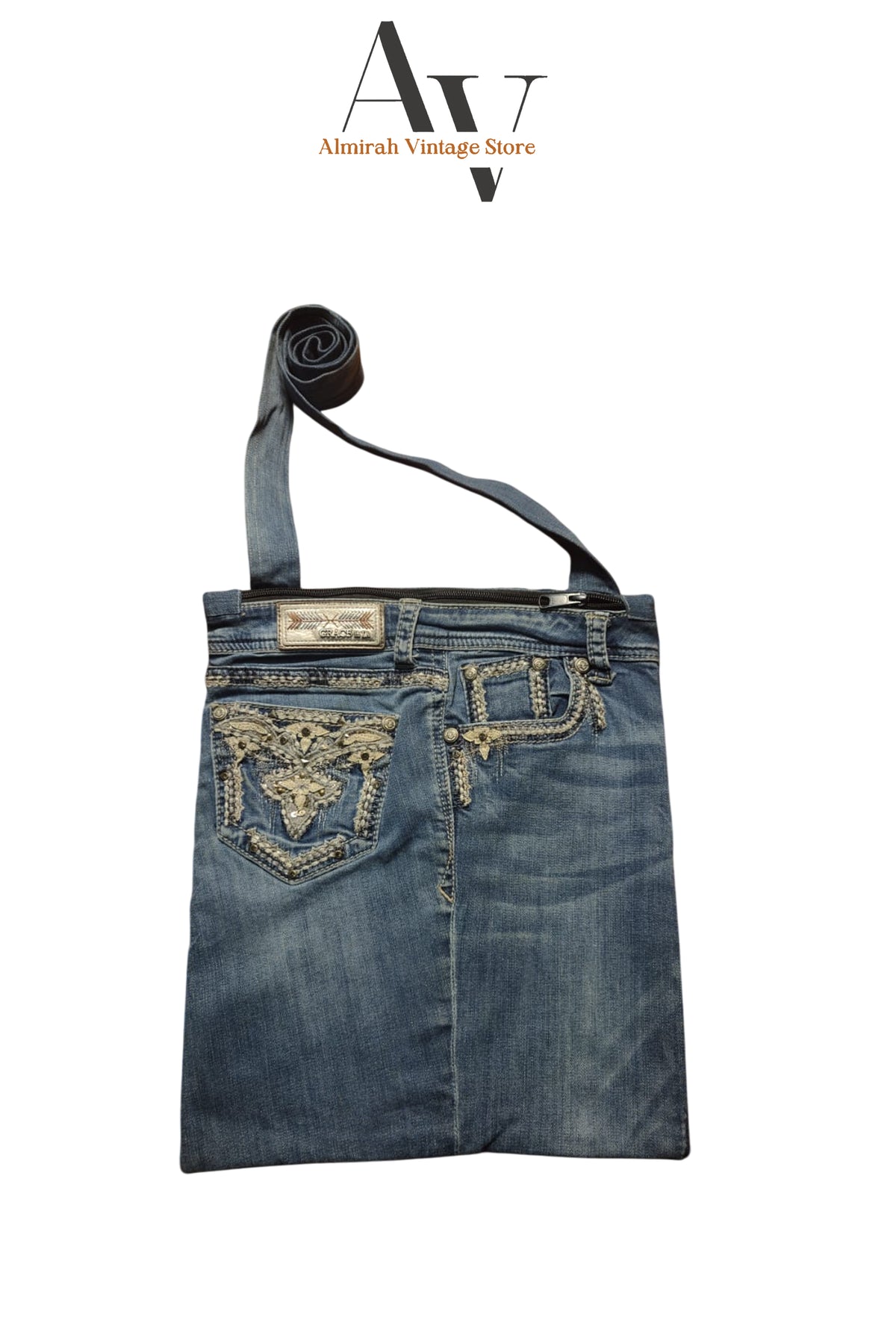 Denim Y2k Upcycle Tote II Bag