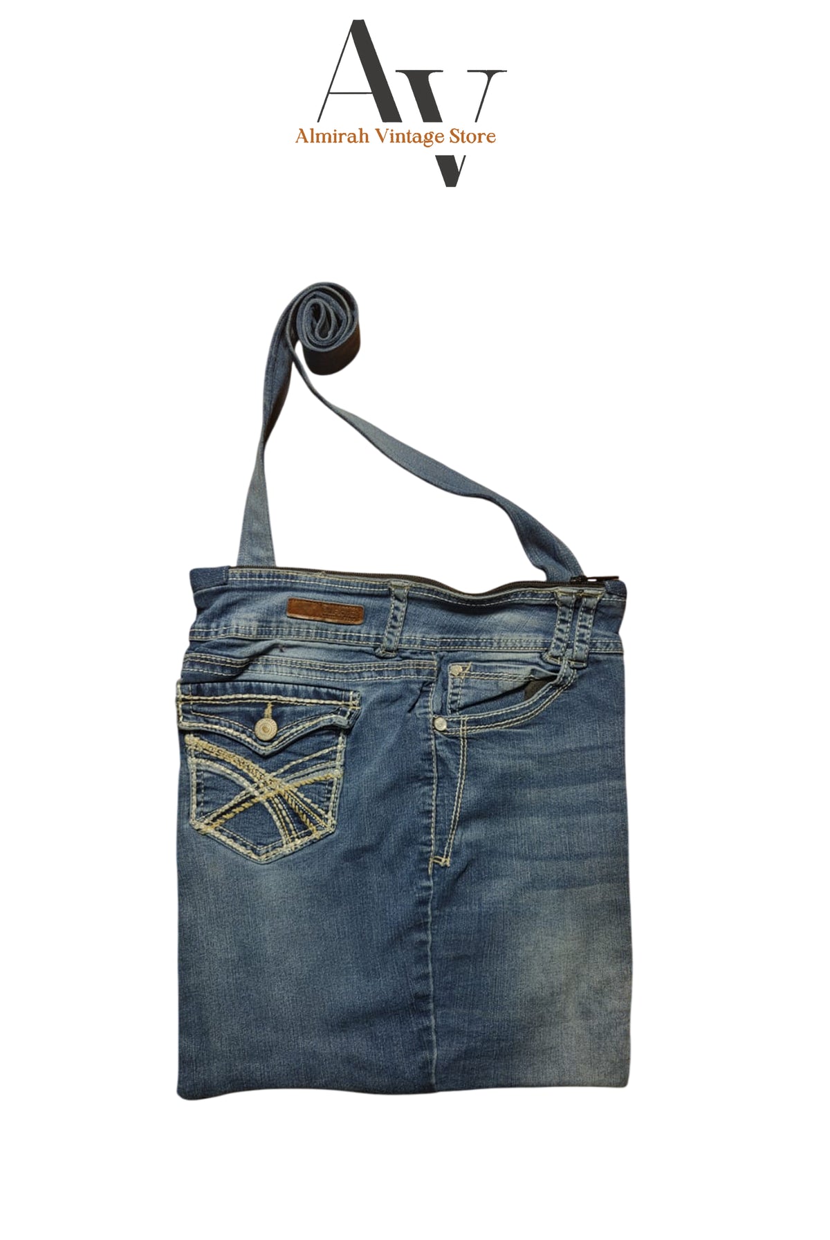 Denim Y2k Upcycle Tote IV Bag