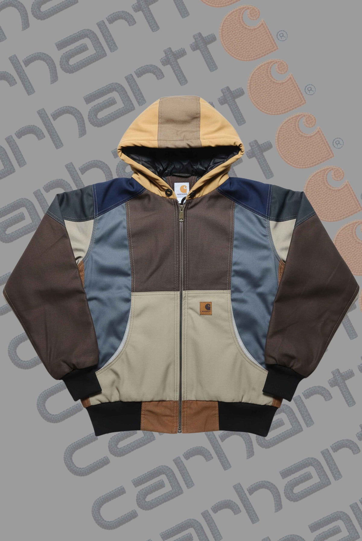 Carhart Multi Color Style Upgraded Patch Work III Hoodie