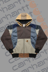 Carhart Multi Color Style Upgraded Patch Work III Hoodie