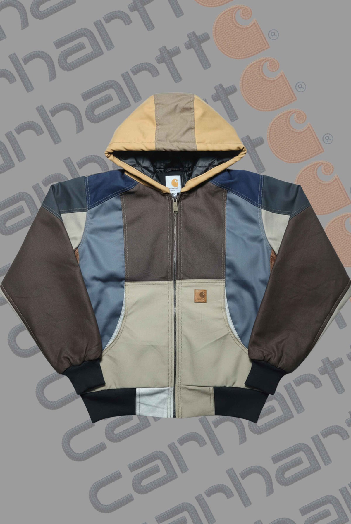 Carhart Multi Color Style Upgraded Patch Work IV Hoodie