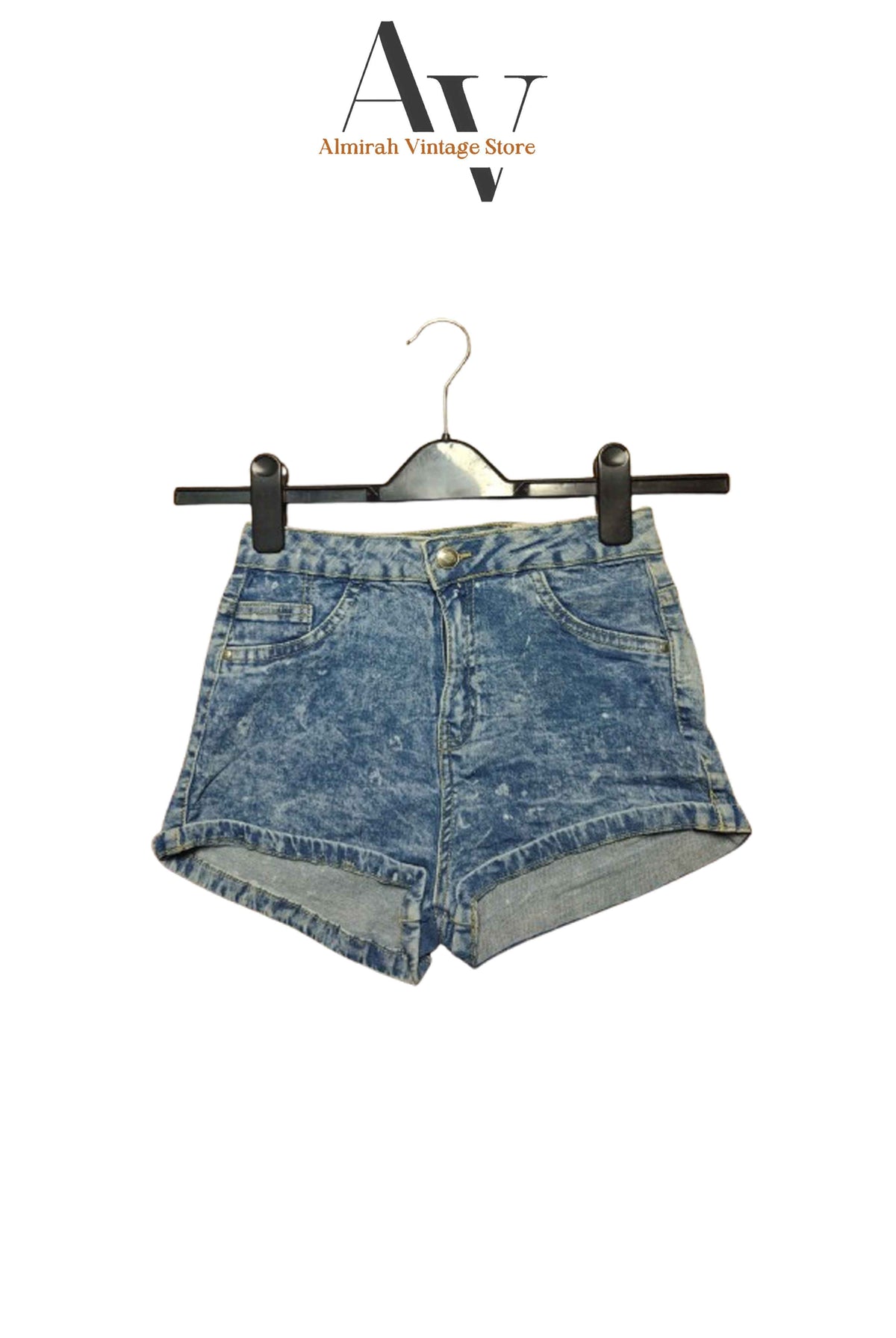 Vintage Crop Waisted Denim Sexy Shorts