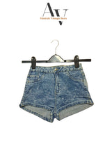 Vintage Crop Waisted Denim Sexy Shorts