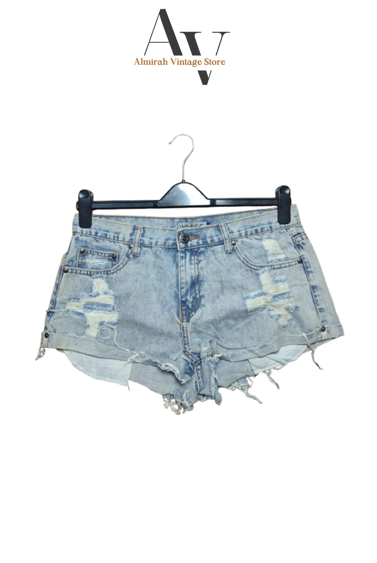 Women's Embroidered Floral Denim Sexy Shorts