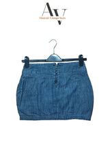 Dark Wash Denim Skirts