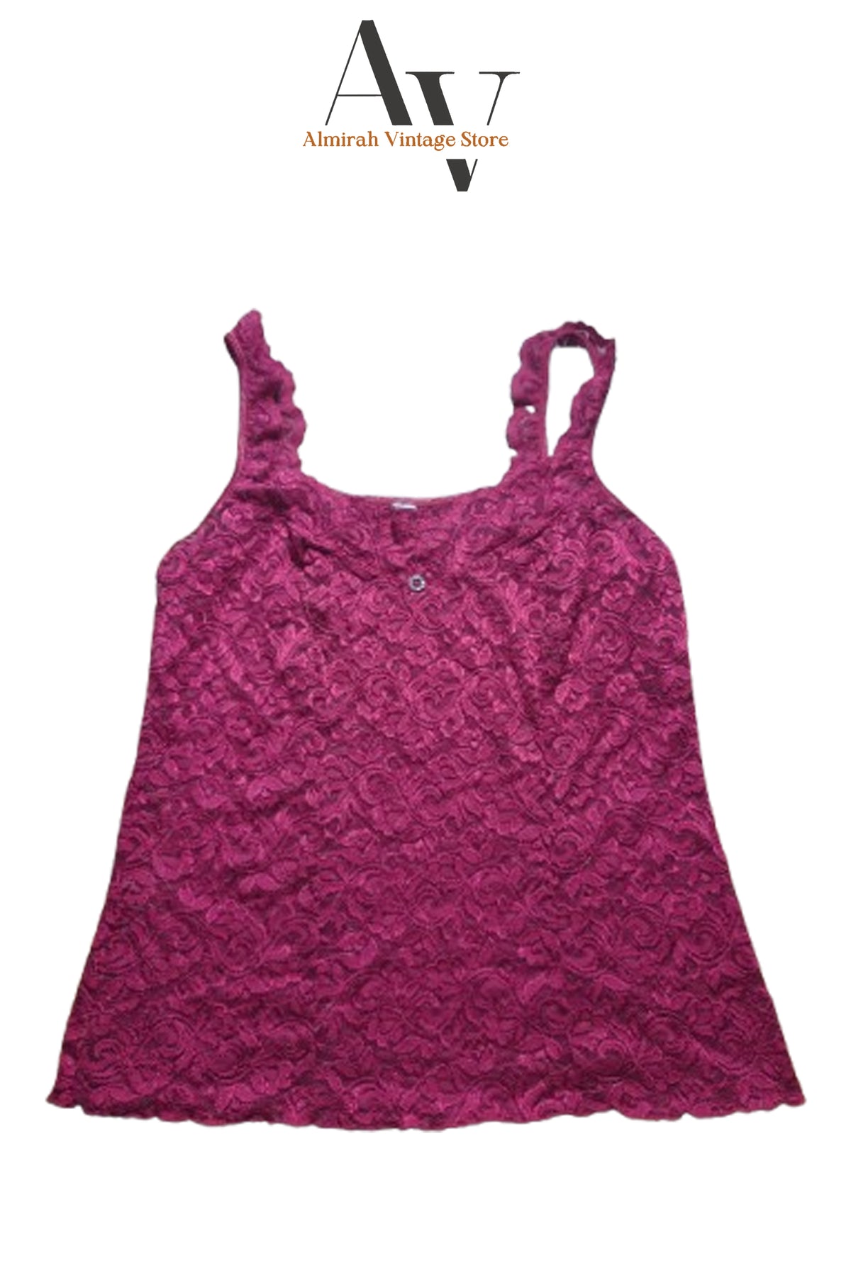 Red Lace Tank Top